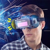 Argon Arc Tig Welding Solar Energy Automatic Dimming Welder Mask Helmet Special Anti-glare Glasses tools Safety Goggles