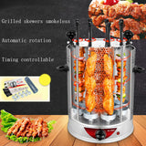 Electric Barbecue Portable Griller Oven Home less BBQ Grill Skewer Meat Restaurant Food Processor Kebab hine