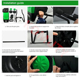 Multifunctional Garden Tool High-Power Electric Leaf Branch Wood Shredder 50L