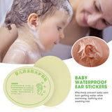 100pcs Waterproof Stickers Bath Swimming Infant Newborn Care Paste(Transparent ) Nursing Ear Paste Baby Supplies