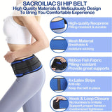 Sacroiliac Hip Belt, Breathable Lumbar Support For Men And Women, Lower Back Support