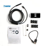 F99 HD 720P 8mm Wifi Borescope Pipe Inspection Camera Waterproof Soft Hard Cable Wireless Smartphone Endoscope