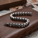 Sterling Silver Bracelet Men's Fashion Brand Ins