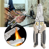Stripping Crimping Pliers Wire Multi Functional Ring Crimpper Electrician Peeg Network Cable Stripper Tools