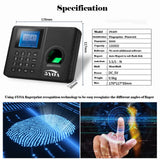 5YOA A10FY biometric attendance system fingerprint usb time clock English Spanish Portuguese recorder sensor hine reader