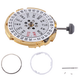 For Miyota 8200 Automatic Mechanical 8205 Double Calendar 3Pin Movement