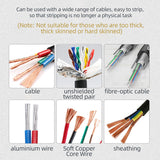 Manual hine, Stripper hine with Hand Crank Portable, Wire Stripping Tool for Scrap Copper Recycg