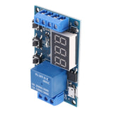10X HW-521 Digital Time 1 Way Relay Trigger Cycle Timer Delay Switch Circuit Board Timing Control Module