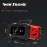 20A/10A Car Motorcycle 12V/24V Smart Charger Lithium AGM GEL Lead-Acid LiFePO4 Battery Chargers