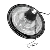 1500W Hanging Patio Heater IP23 Waterproof Outdoor Ceiling Electric Heater Silent Operation 3s Heating EU Plug 220V