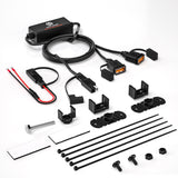 Motorcycle Fast Charger SAE To USB Adapter Disconnect Plug Waterproof 36W QC3.0 Quick Charge 3.0 Built-in Smart Chip