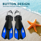 Silicone Beach Shoes Durable Snorkel Swimming Fins Professional Wear-Resistant Anti Slip Adjustable Shoelaces Sports Accessories