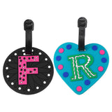 2Pcs Suitcase Tags Luggage Tags Letter Suitcase Label Baggage Boarding Tag Handbag Tag