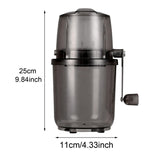 Shaved Hand Crank Ice Crusher Convenient Making Drin Practical Snow Cone hine for Bar Party Slush Kitchen