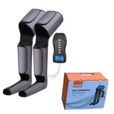 Electric Air Foot and Leg Massager - Circulation Health Care Therapy. Shiatsu Calf and Thigh Compression Massage for Pain Relief.