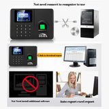 5YOA A10FY biometric attendance system fingerprint usb time clock English Spanish Portuguese recorder sensor hine reader