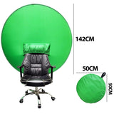 Background Backdrops Portable Solid Green Color Backdrop Cloth For Photography Studio 142Cm