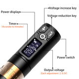 Ambition Soldier Wireless Tattoo Pen Machine Battery with Portable Power Coreless Motor Digital LED Display For Body Art