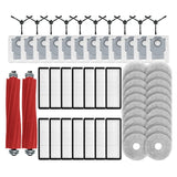 For Roborock S, Pro, Qrevo Maxv Robot Vacuum Parts Main Side Brush Hepa Filter Mop Pad Cloth Dust Bags