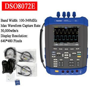 HANTEK DSO8072E Oscilloscope High Bandwidth 70MHz-200MHz Oscilloscope 1GS/s Sample Rate 2M Memory Depth