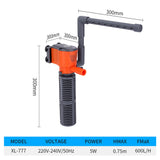 3W/5W 3-in-1 Mini Aquarium Sponge Oxygen Supply Quiet Air Pump Filter for All Small Fish Tank