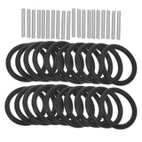 20 Sets Replacement O-Ring And Pins Impact Ring and Pin Socket Pins for Impact Socket Scaffolders Impact Wrench Needle Roller Bearing