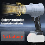 1000W Turbo Violent 568g Thrust Stepless Speed High Power Turbofan Leaf Blower Handheld Mini Jet Fan for Battery