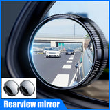 Wide Angle Bd Spot AF Ion Injection Adjustable Car Rearview Convex Suction Cup Reverse Parking Auxiliary Mirror