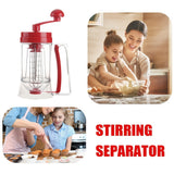 1pc Hand-cranked Batter Dispenser For Baking Tools, Mixing Separator, Handheld Funnel For Paper Cup Cakes