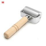 26/60/100MM Wood Leather Craft Roller Leather Press Edge Creaser Smoother For Craft DIY Handmade Hand Leather Pressing Tool