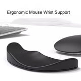 Pressure Relief Pad Ergonomic Mouse Wrist Support Office Comfort Curved Design Wear for Gliding