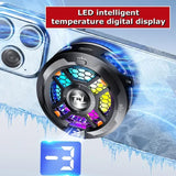 SL18 Mobile Phone Magnetic Back-Clip 2 in 1 Semiconductor Refrigeration Coog Fan Radiator for IPhone Android PUBG Game Cooler