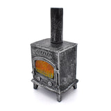 1:12 Dollhouse Miniature Furniture Mini Fireplace With Light Chimney For Doll House Accessories Simulation Model