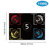 Non-Slip Basketball Dribble Trainer with Shock Absorbing Silent Mat - For All Levels