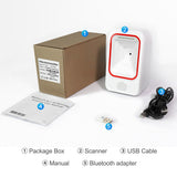 GT-7100C Supermarket Auto Sense Wechat Alipay Payment Box QR Code Reader Handfree Wireless Desktop 2D Barocde Scanner