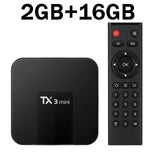 Original Tanix mini 16G Android 11.0 HD 4K Allwinner H313S Dual WiFi 4G 5G TX3 TV Box Smart H.265 2G 64G TX6 TVBOX