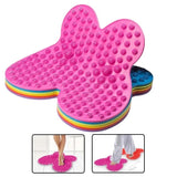 Butterfly-shaped finger-pressing Household massage Running male toe-pressing board fiess foot pad