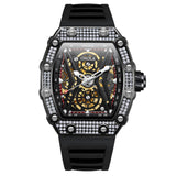 Fashion Luxury Men's Watches ONOLA Hollow Full-automatic Mechanical Tape Waterproof Watch for Men Montres Pour Hommes Clock