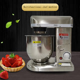 5/ 7/ 10L Electric Kitchen Stand Food Dough Processor Stainless Steel Mixer Egg Beater Blender Baking Cream hine