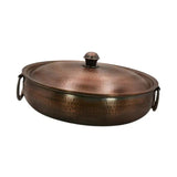 Traditional Copper Chafing Dish - Thick For Ramen & Soup