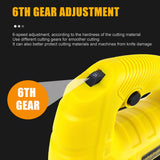 220V Jigsaw 550W Electric Jig Max 55Mm 6 Gears Adjustable Curved Saw Quick Blade Change for Wood Pvc Plywood Iron Sheet