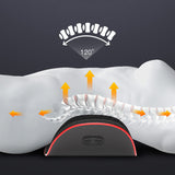 Marese Electric Lumbar Traction Device Back Massager Vibration Massage Machine Spine Support Waist Relieve Fatigue