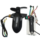 12-72V Marine Underwater Propeller Rubber Boat Electric Outboard Brushless Waterproof Motor With Controller Handle
