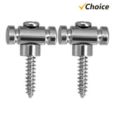 2PCS Tree Screw Electric Accessory for Guitar Sier/Black/Golden String Retainer