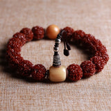 Nepalese Machine Brushed Small King Kong Bodhizi Bracelet