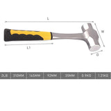 1 Piece Sledge Heavy Duty One-Piece Brick Drilling Crack Hammers Building Construction Engineer Hammer (Size : 2LB)