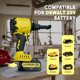 Cordless Blower Brushless Compressed Air Dust hine With 7 Nozzle Iator Vacuum Tool For 20V Battery (No Battery)