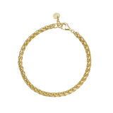Golden chain bracelet