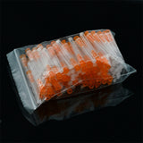 100 Pack 25Ga 5/8 Inch Injection Needle With Cap For Animal, Pet, Poultry And Industrial Dispensing Needle Accessories