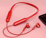 Wireless Bluetooth NeckHanging Stereo Noise Reduction Universal Sports Headset Microphone